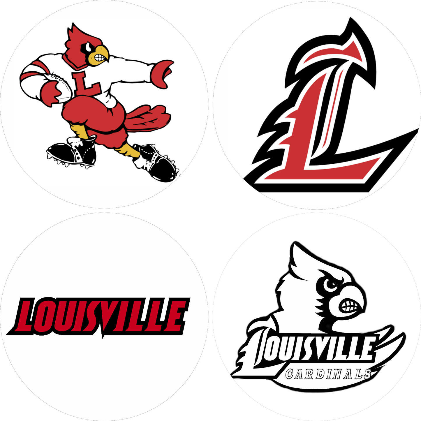 Louisville Coasters - Set of 4