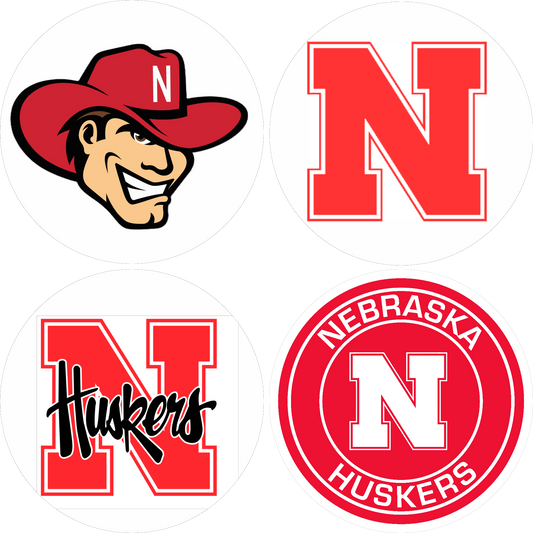 Nebraska Coasters - Set of 4