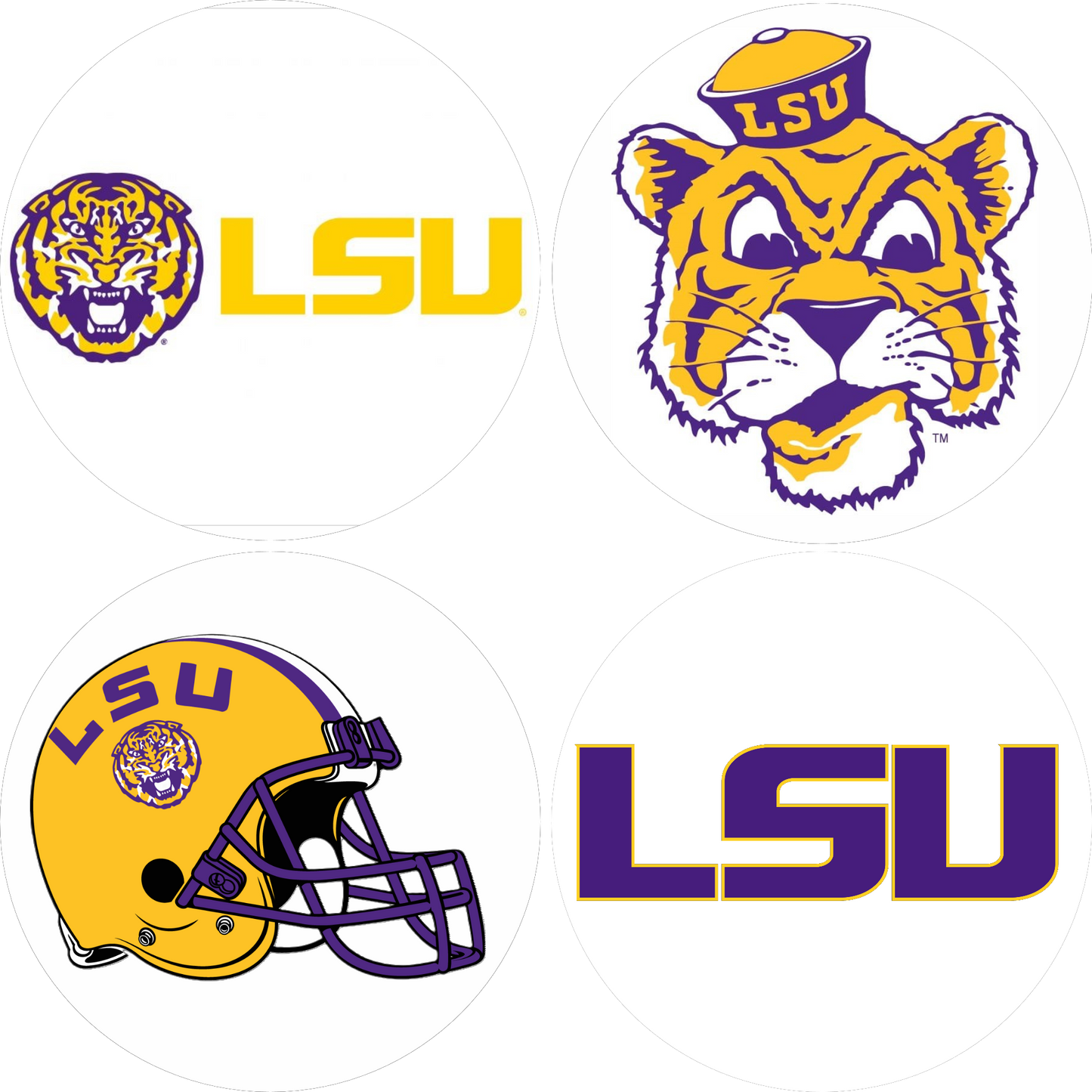 Louisiana Coasters - Set of 4