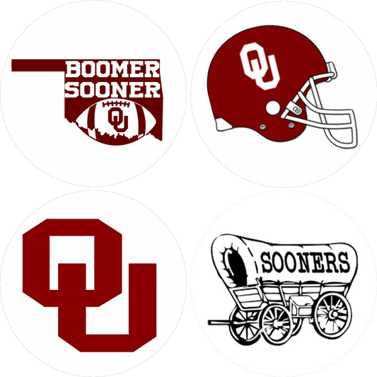 Oklahoma Coasters - Set of 4