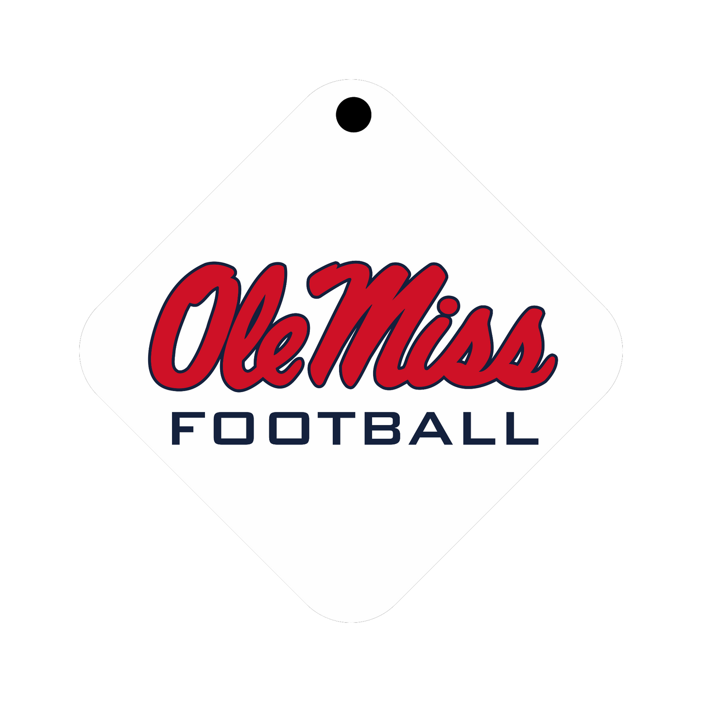 Mississippi Rebels Keychain