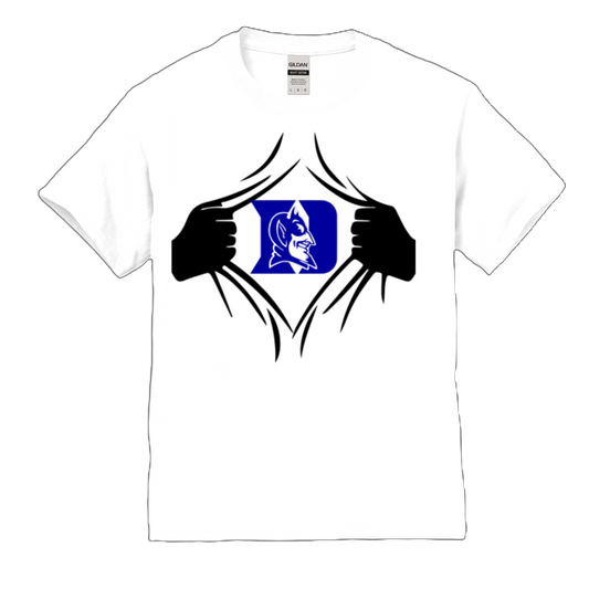 Duke Superhero Mascot Youth Tee