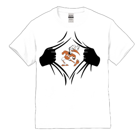 Miami Superhero Mascot Youth Tee