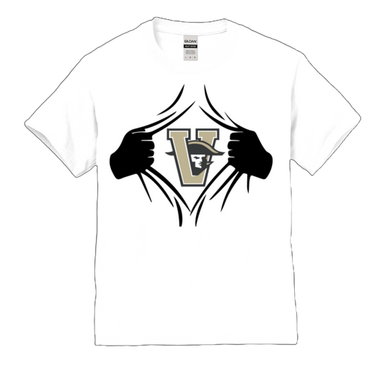 Commodores Superhero Mascot Youth Tee