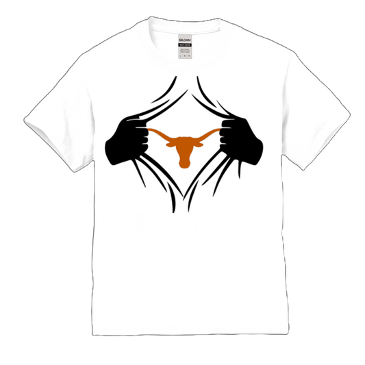 Texas Superhero Mascot Youth Tee