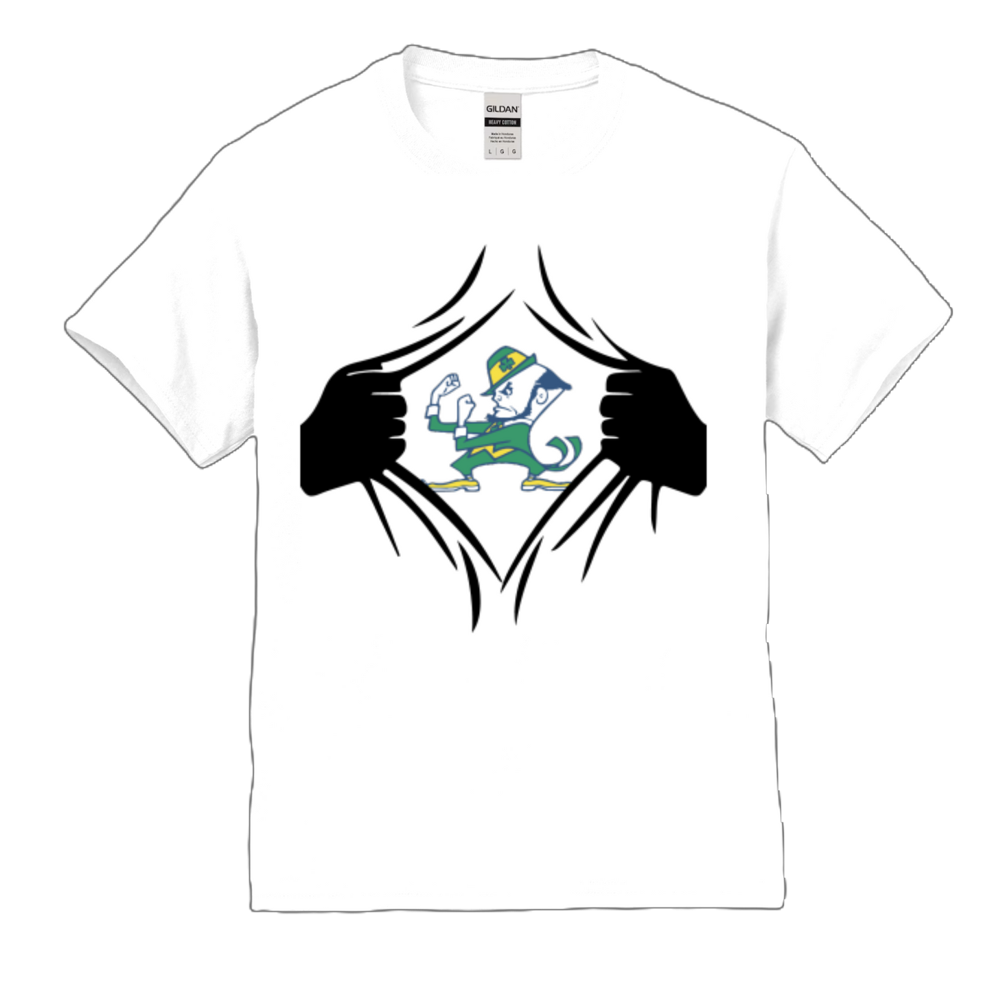 N Dame Superhero Mascot Youth Tee