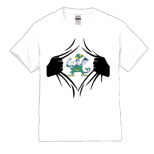 N Dame Superhero Mascot Youth Tee